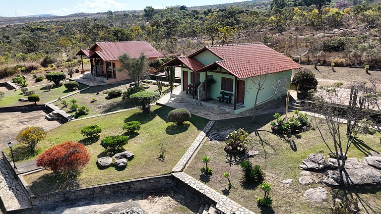Suíte Luxo com ar-condicionado - Pousada Além das Formas