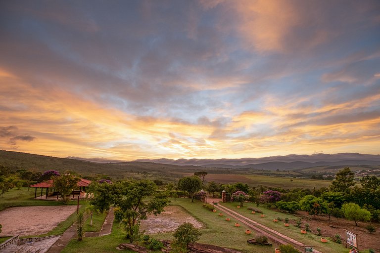 Suíte Luxo com ar-condicionado - Pousada Além das Formas