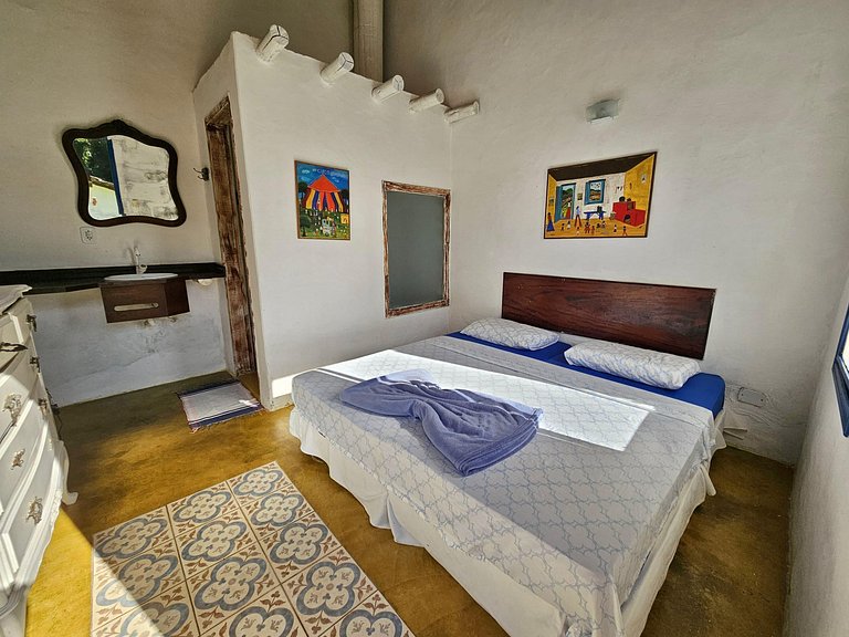 Villa com piscina, loft e 5 Suítes – Praia do Léo