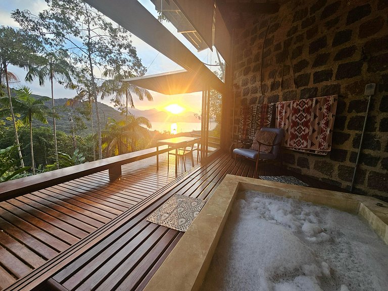 Loft Exclusivo com Banheira e Vista Espetacular
