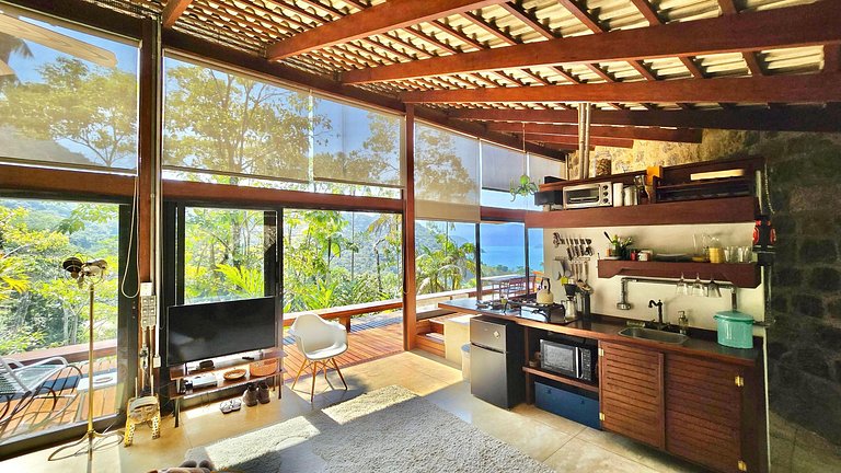 Loft Exclusivo com Banheira e Vista Espetacular
