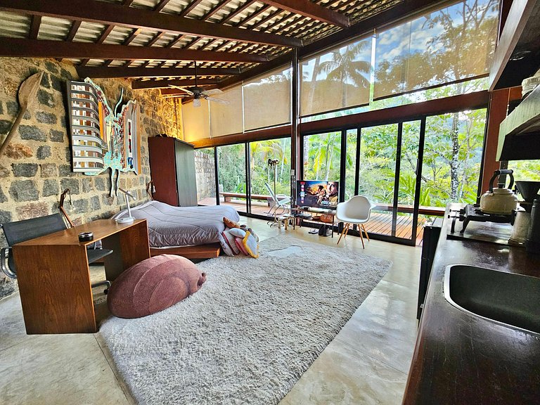 Loft Exclusivo com Banheira e Vista Espetacular