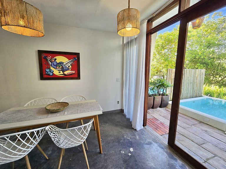 Casa em Taipu de Fora com Piscina - 100m da Praia