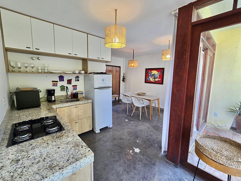 Casa em Taipu de Fora com Piscina - 100m da Praia