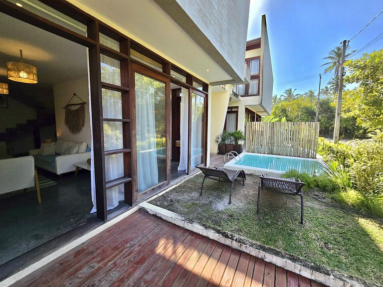 Casa em Taipu de Fora com Piscina - 100m da Praia