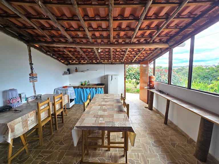 Sítio Trololó - Ao lado da cachoeira do Tira Prosa